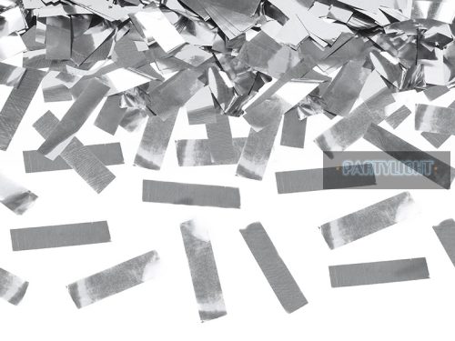 KONFETTI ÁGYÚ EZÜST 80 CM