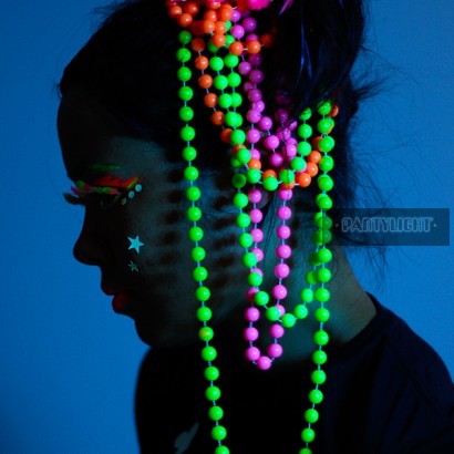 Neon gyöngynyaklánc 4 db