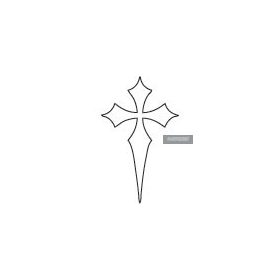 Glow Cross Tattoo  5 x 4 cm