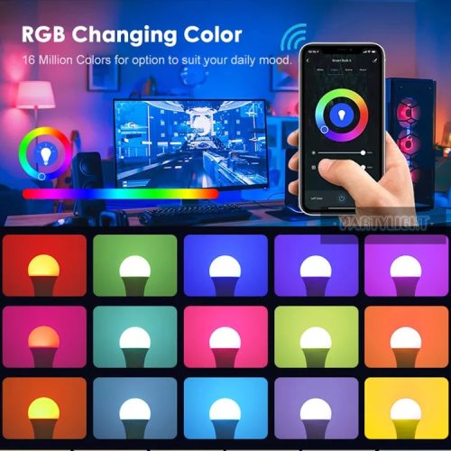 RGBW Smart led égő 9W
